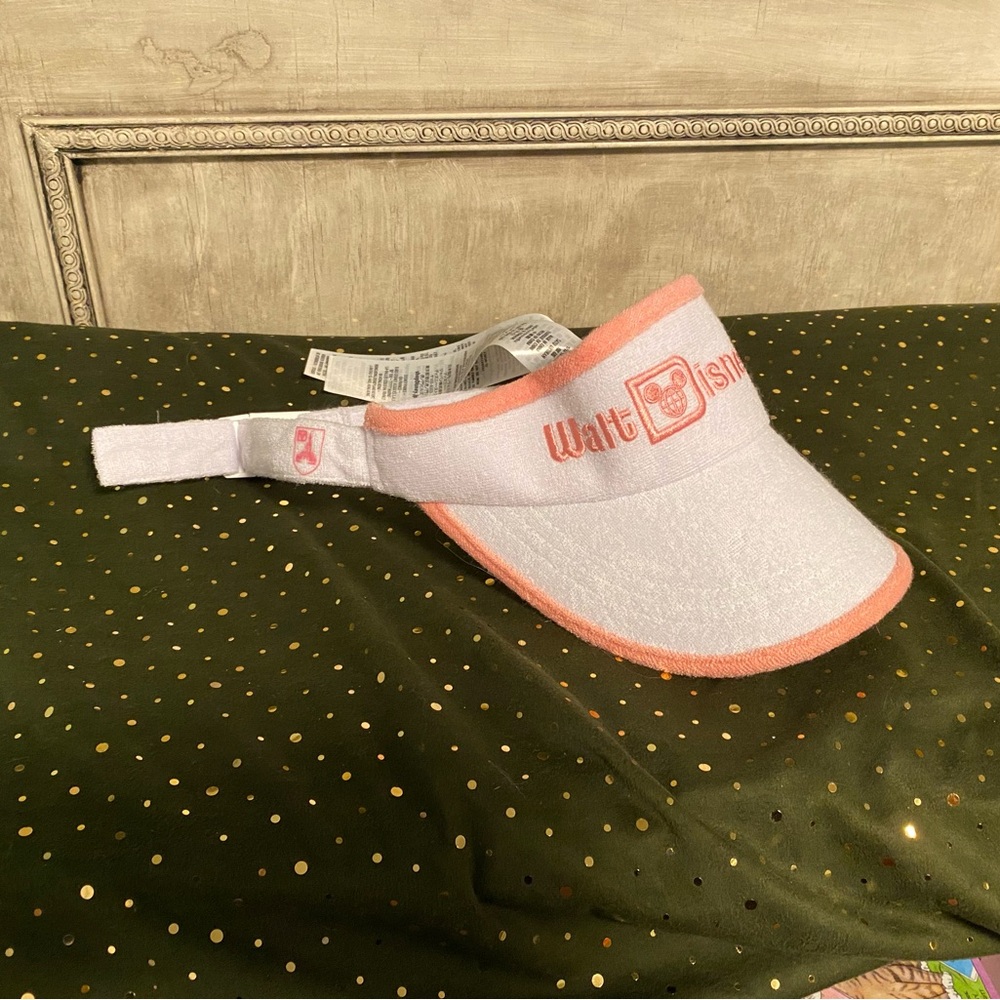 NWT Disney World White and Pink Visor - Picture 2 of 5